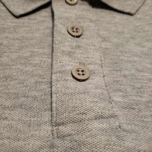 Carhartt Polo Shirt Men's Large L Gray Loose Fit Western Ranchwear Trendy Preppy - Picture 4 of 10
